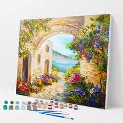 Flowers by the Sea Paint by Numbers Kit