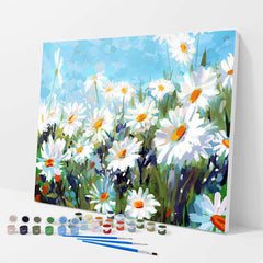 Summer Daisies Paint by Numbers Kit