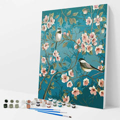 Birds and Blossoms Paint by Numbers Kit