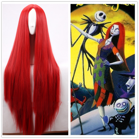 Inhumans Women Medusa Cosplay Red Wig Long Straight Red Hair The