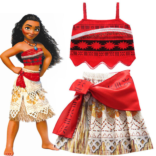 moana girls dress