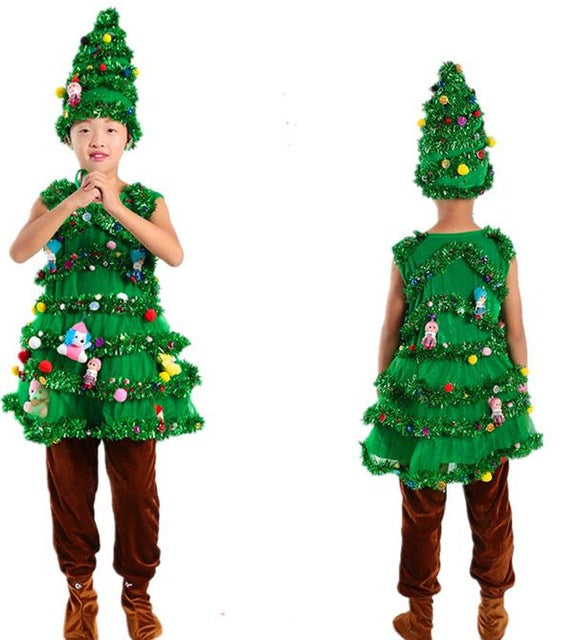 kids christmas tree costume