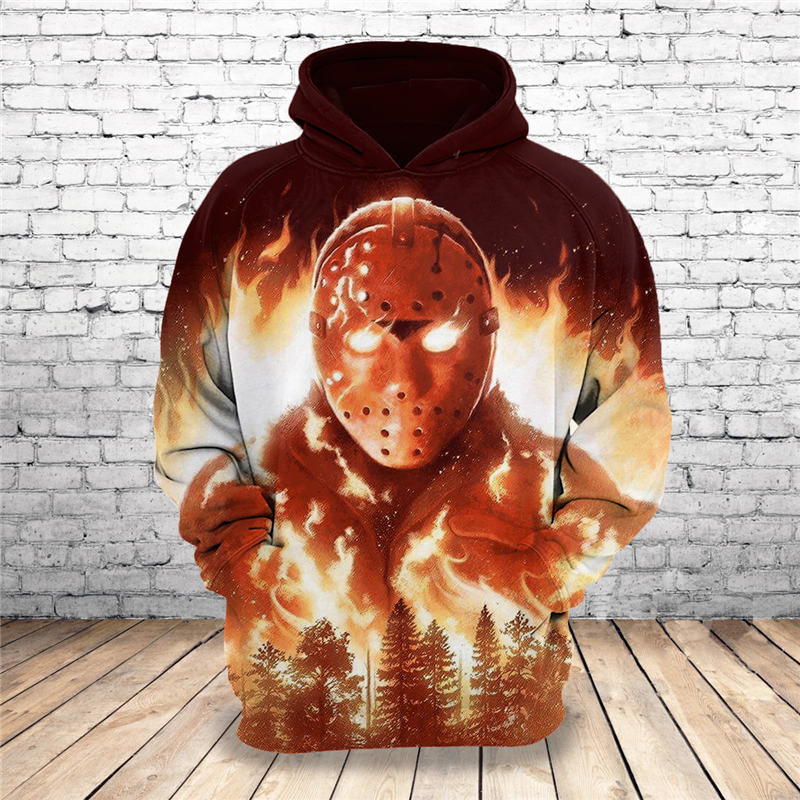 3d horror hoodies