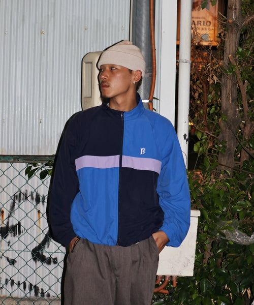 BoTT ボット Paneled Track Jacket (Blue) のオンライン通販 | HYBRYDS