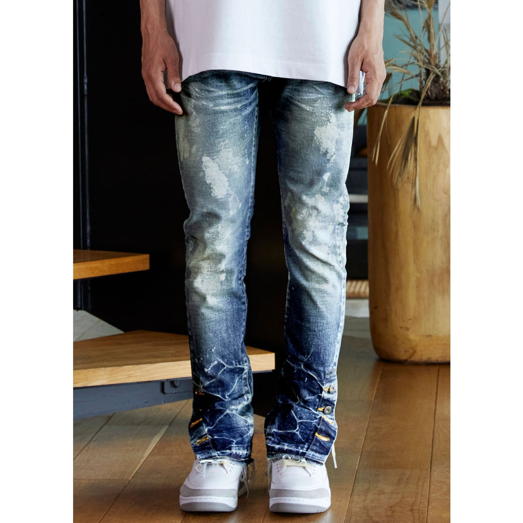 ナイキMLVINCE®︎ / type-1 slim damage jeans　32
