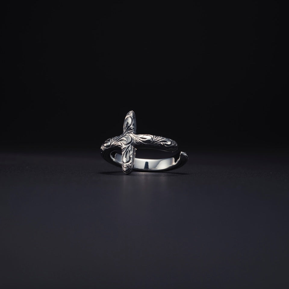 Antidote BUYERS CLUB Engraved Cross Ring アンチドートバイヤーズ