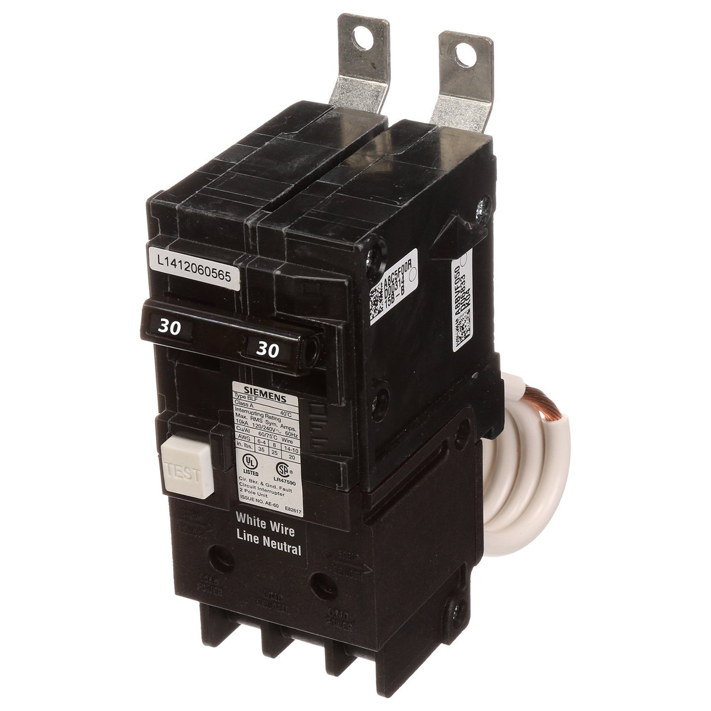 Bf230a Siemens 30 Amp Double Pole Gfci Bolt On Circuit Breaker