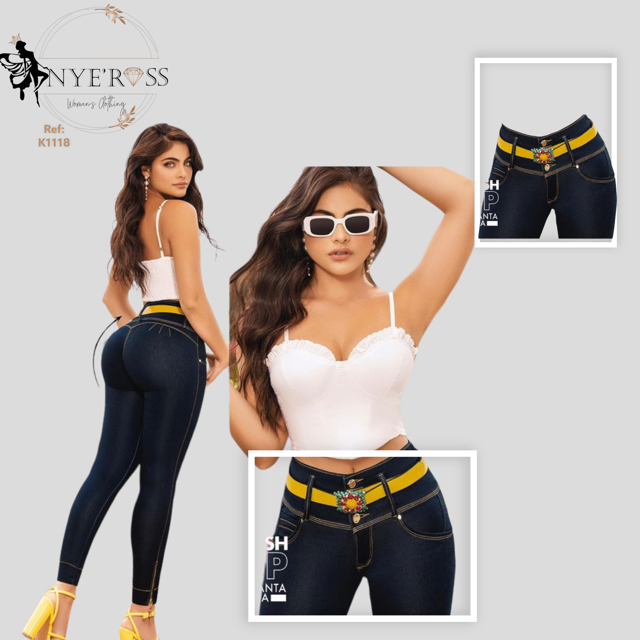 Jeans Push Up - Latinas Moda