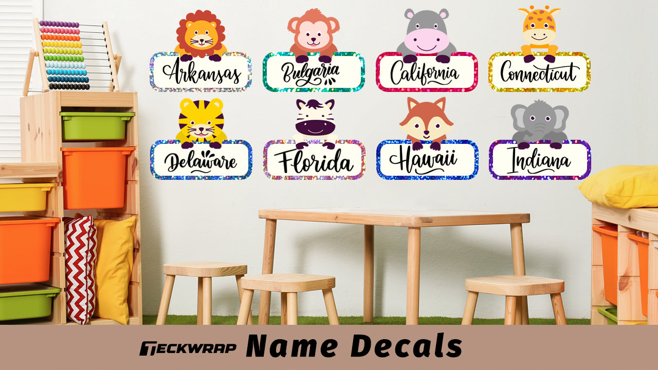Create Name Decals Using Adhesive Vinyl