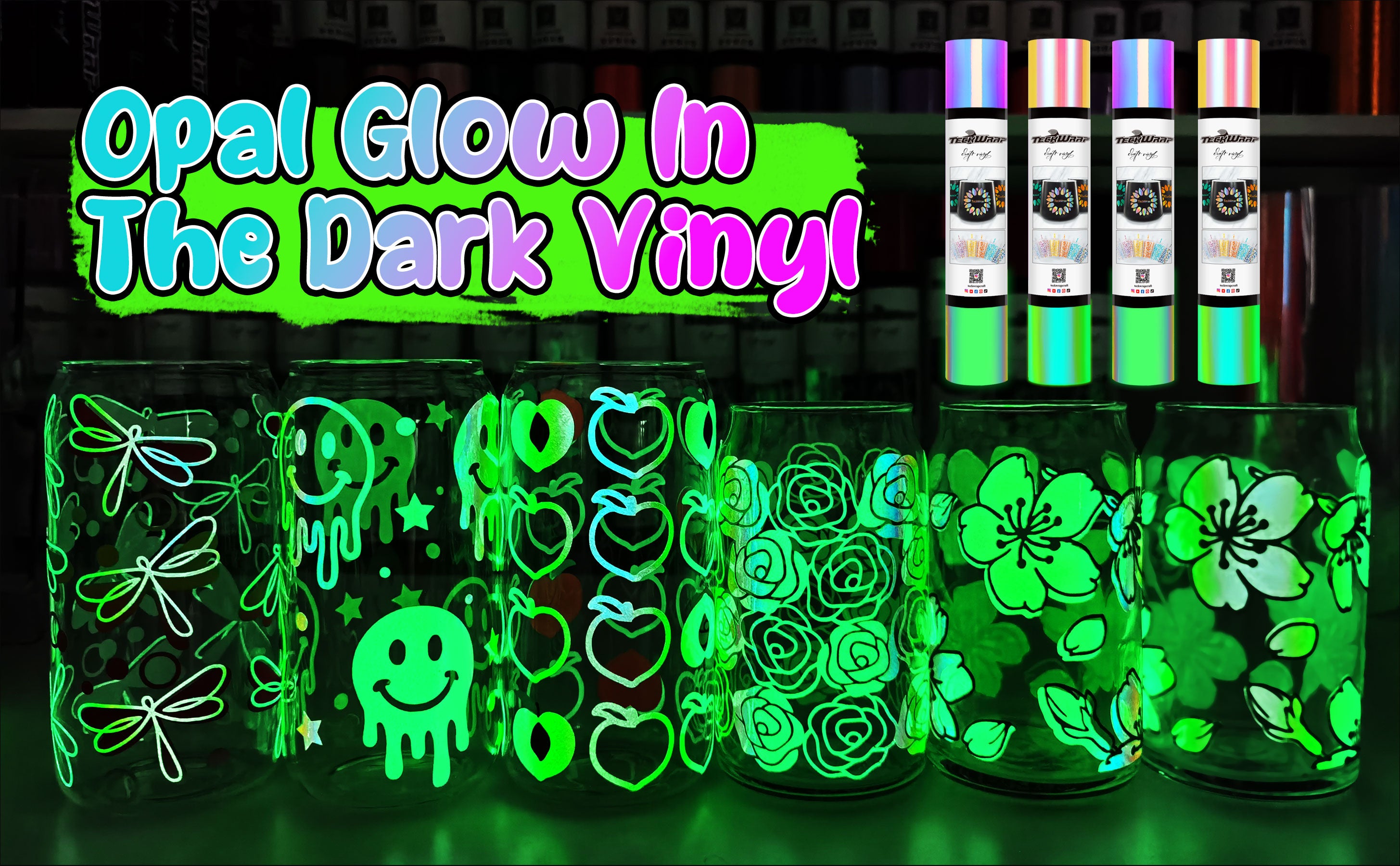 Glow In The Dark HTV Sheets Pack