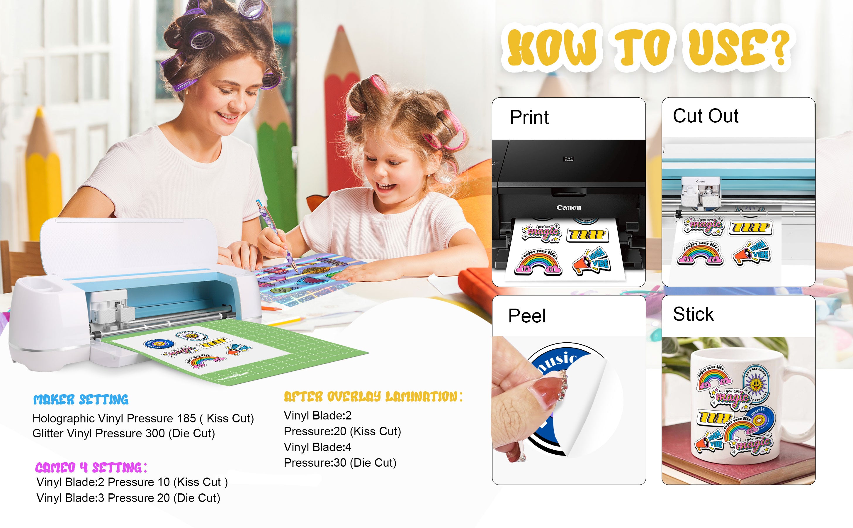 Inkjet Printable Sticker Vinyl - TeckWrap Craft Europe