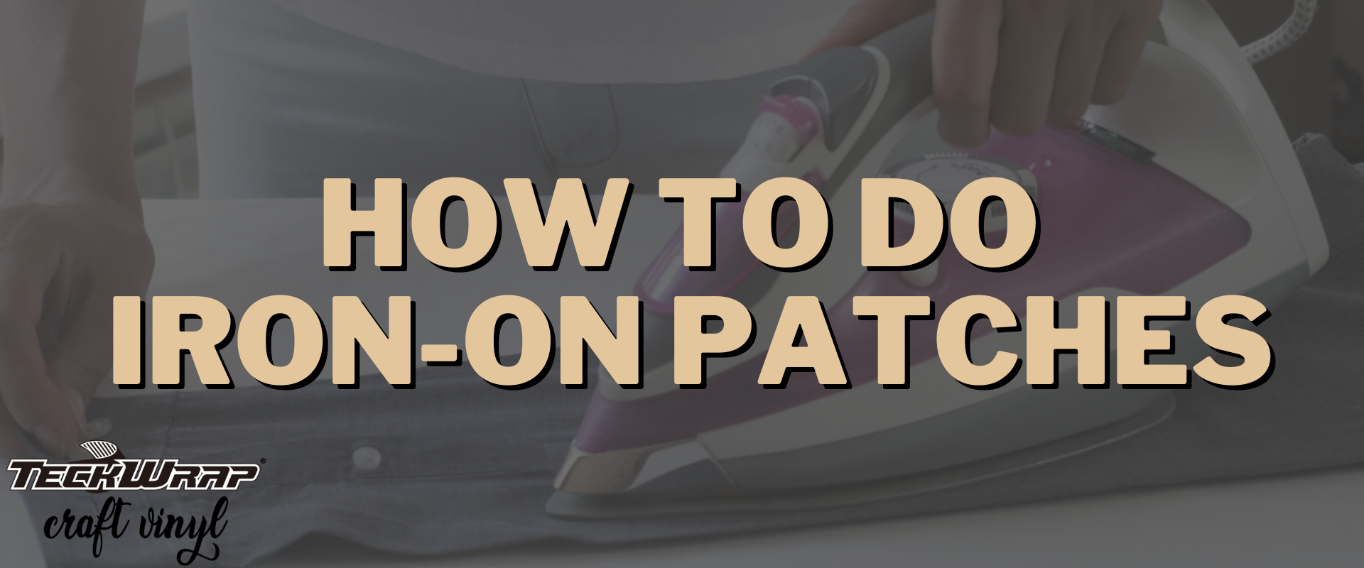 How To Do Iron-On Patches