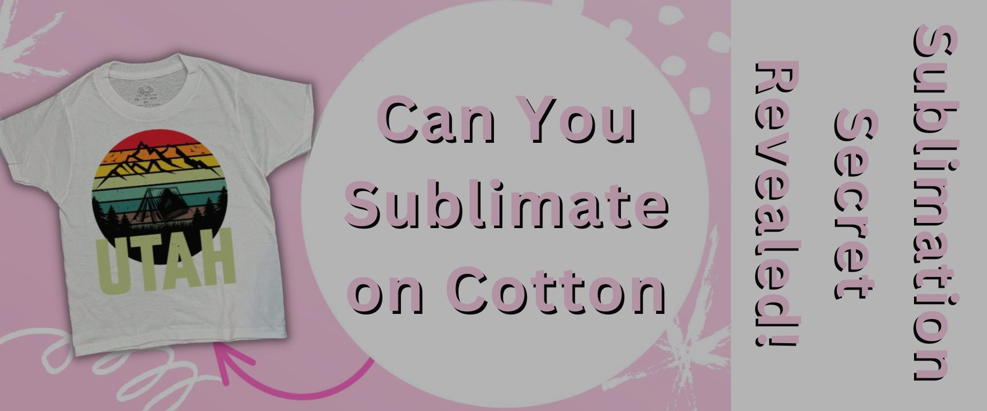 Easy Sublimation On Cotton With Glitter HTV [Video] - Color Me Crafty