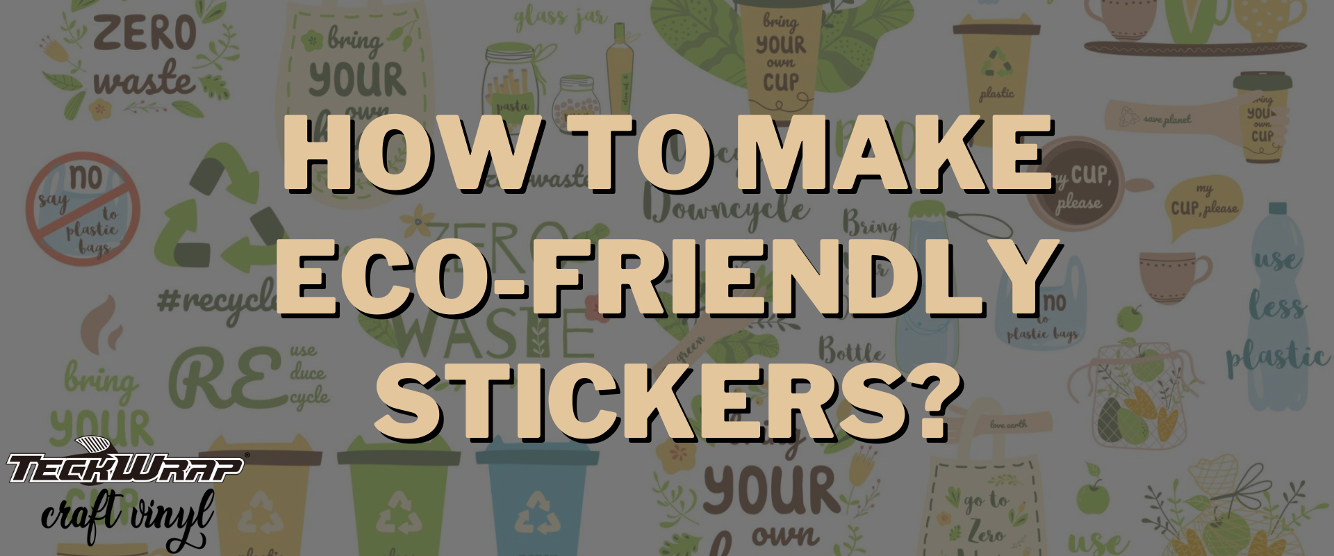 How to Make Waterproof Stickers with Teckwrap Laminate Film 
