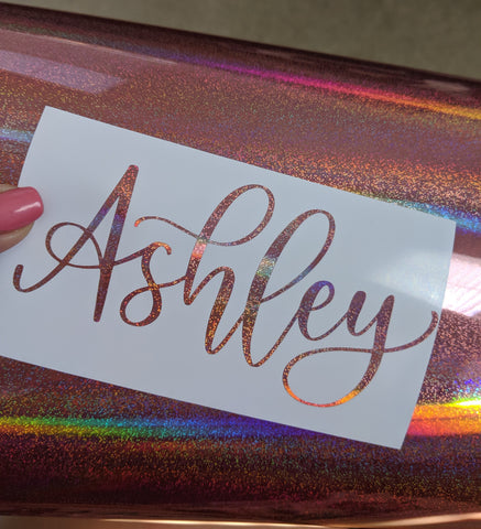 Ashley sign in glitter mermaid pink