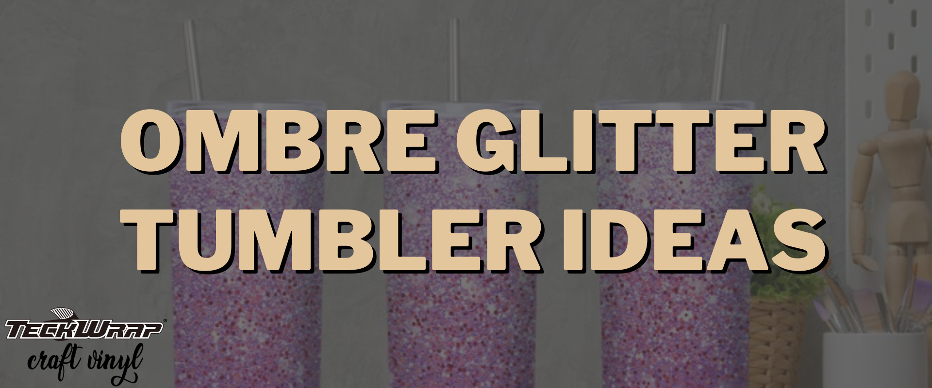 Mermaid Ombre Glitter Tumbler | Personalized Tumbler