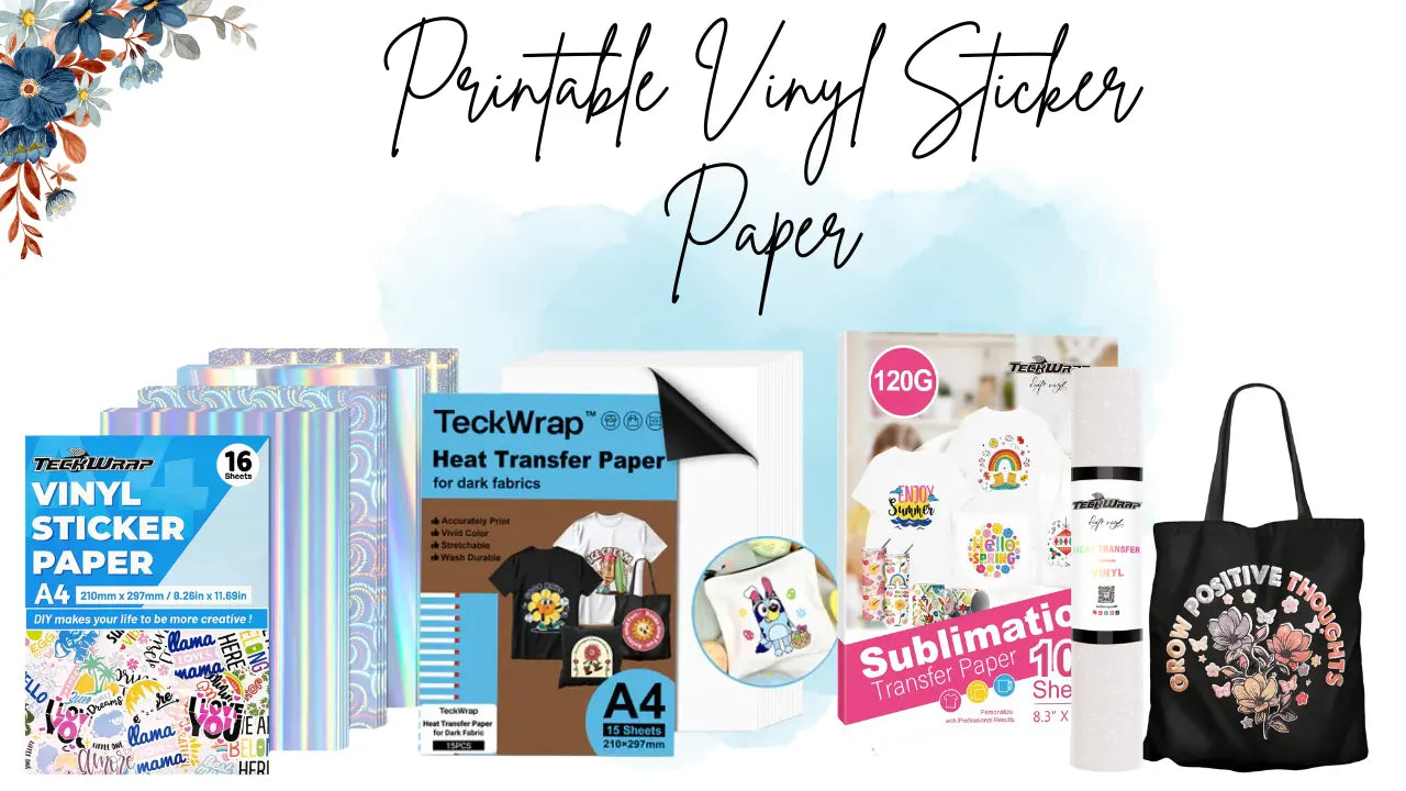 Printable Vinyl Sticker Paper