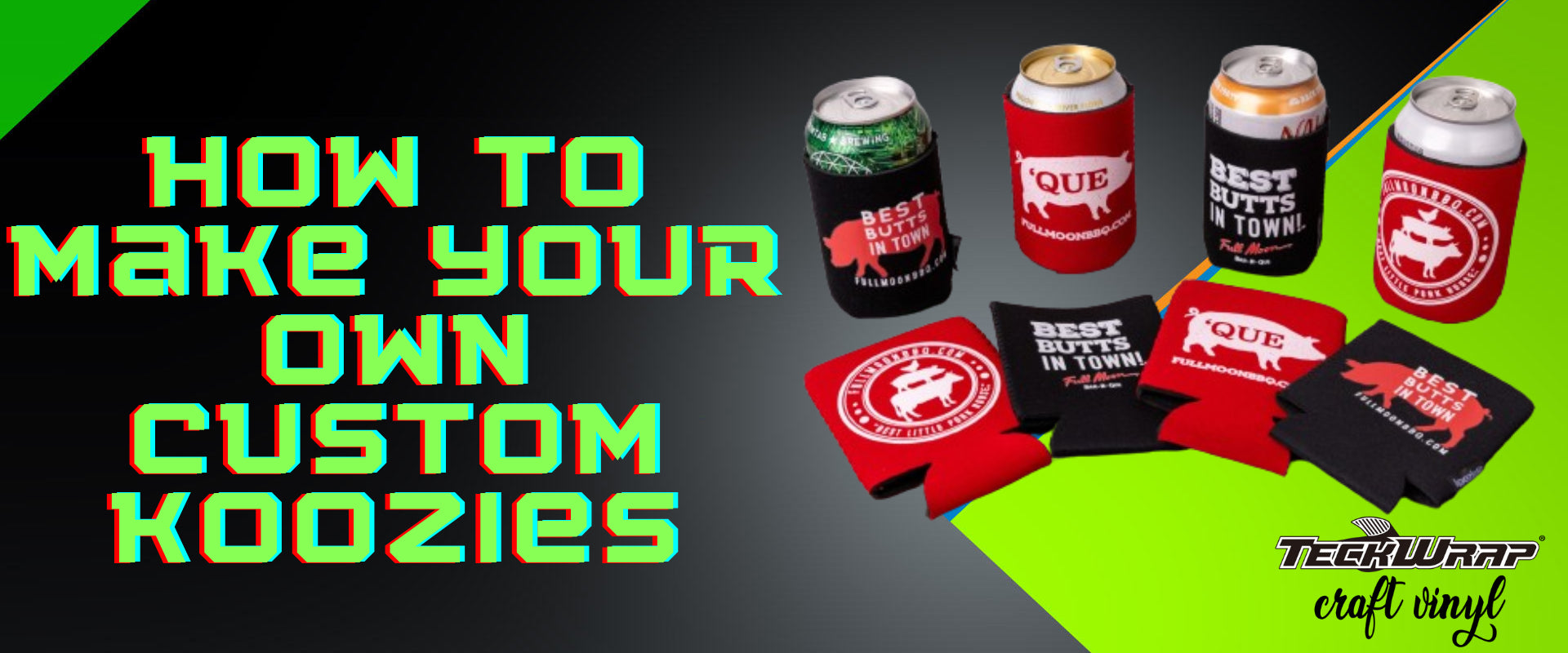 How To Make Your Own Custom Koozies or Add To Your Custom Product Offers!