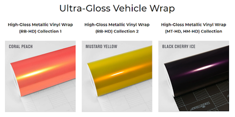 smart vinyl in different colors