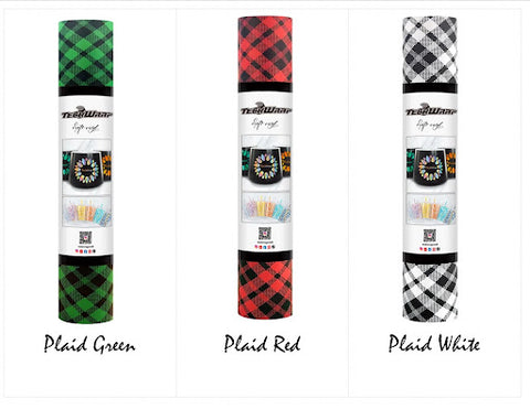 PLAID VINYL COLLECTION  Global Shipping– TeckwrapCraft