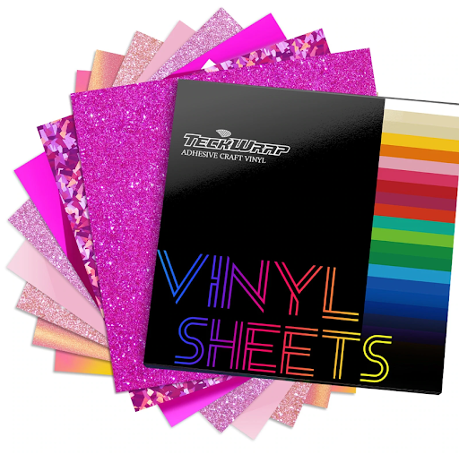 Patterned Vinyl, Blue Zebra Print Craft Vinyl Sheet HTV or