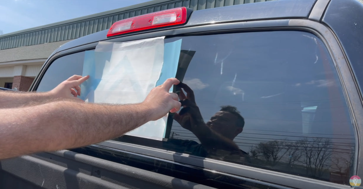 Peel Off The vinyl Backing Slowly