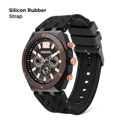 Police watch Silicon Rubber Strap
