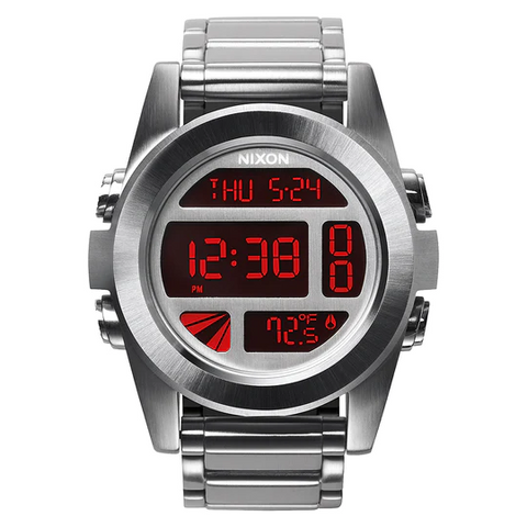 The Unit Digital 44mm Stainless Steel Band