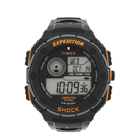 Timex Vibrashock XL Digital 50mm Resin Band