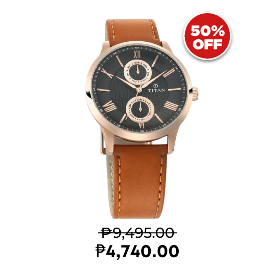 Titan Light Leather watch 50 percent discount