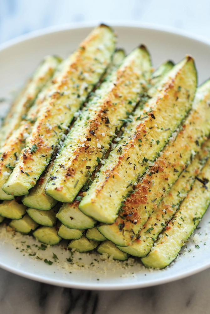 Oven Baked Parmesan and Wild Herb Zucchini – Outback Spirit