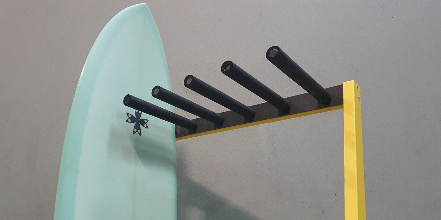 BoardRAX yellow surf rack