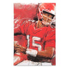 NFL Players Association Patrick Mahomes Painting Canvas Wall Decor