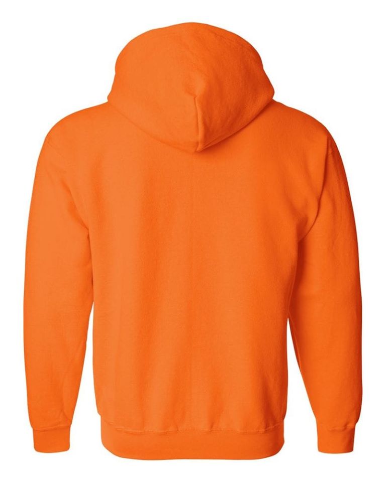 Adult Gildan Heavy Blend Zip Hoodies (Orange) | Wichita Home Decor Outlet