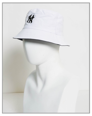 NY Black & White Reversible Bucket Hat - truthBlack