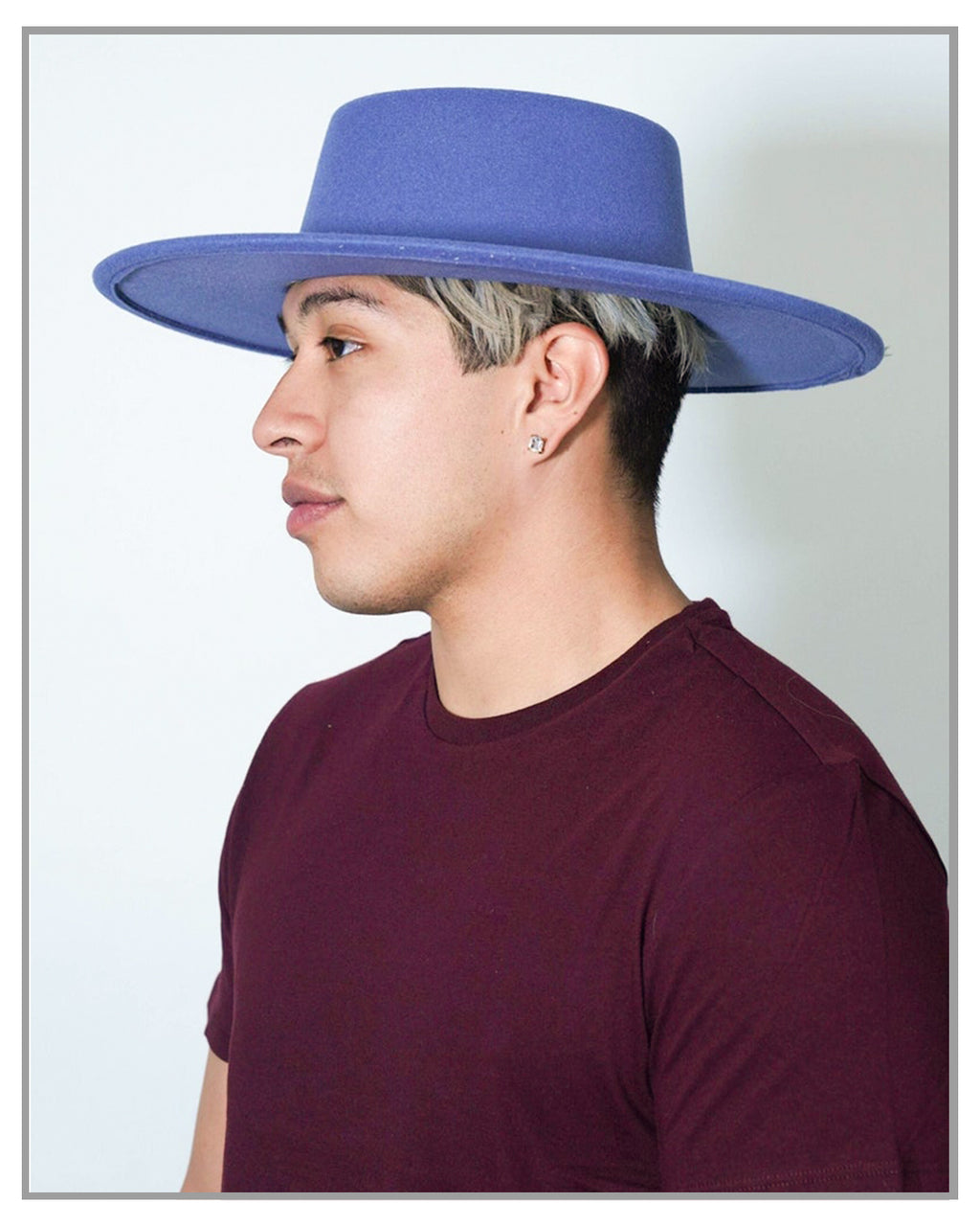 Wide Brim Fedora Boater Hat | truthBlack