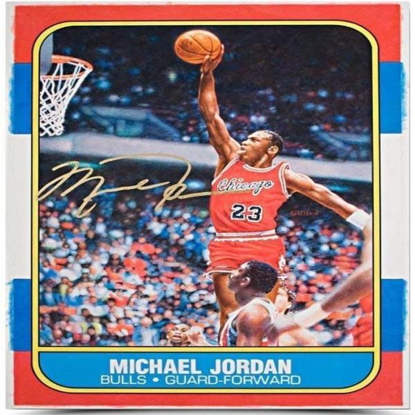 GIFT-FEED: The Legendary Michael Jordan Autographed Original Fleer ...