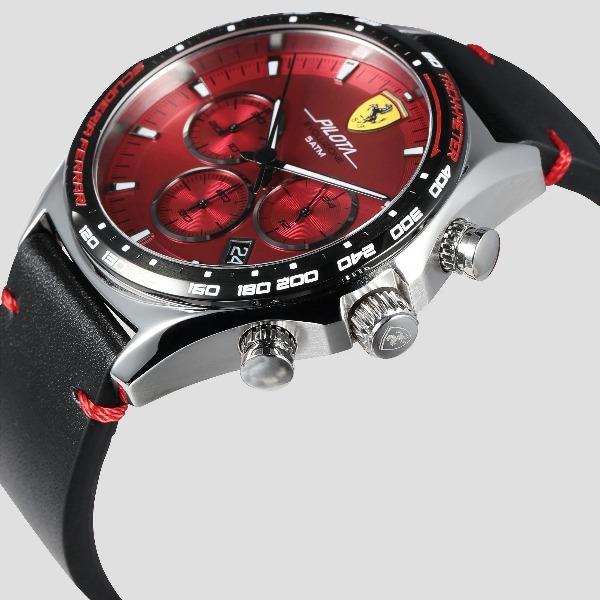 GIFT-FEED: FERRARI STEEL PILOTA EVO Chronograph Watch