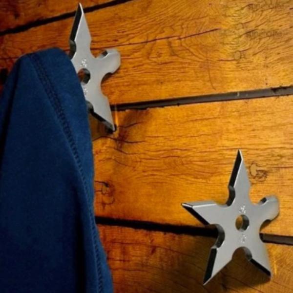 Ninja Stars Coat Hooks-birthday-gift-for-men-and-women-gift-feed.com
