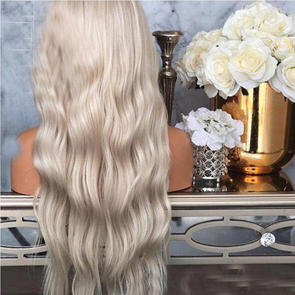 Natural Wave Lace Front Human Hair Wigs Pre Plucked For Women Remy