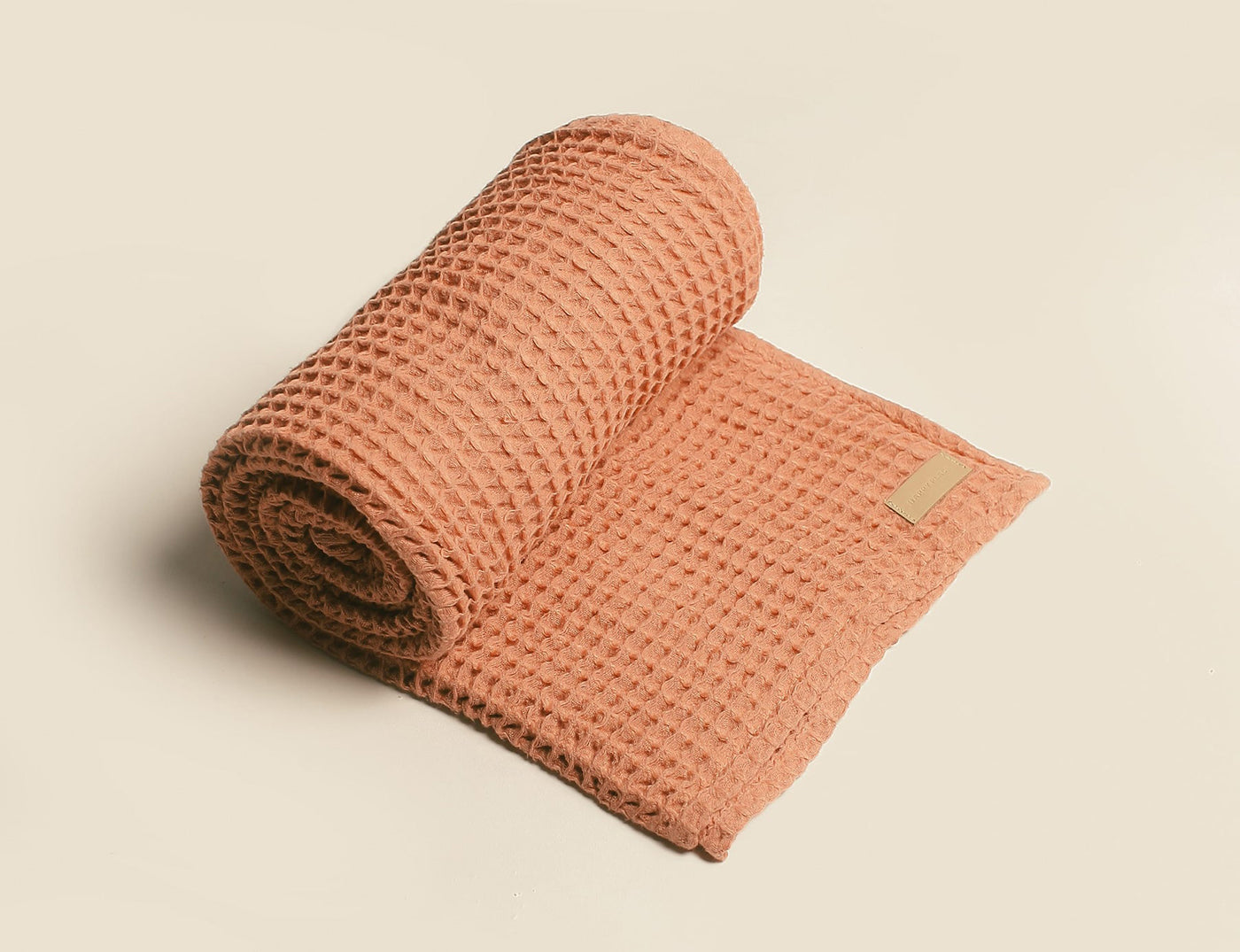 Organic Waffle Throw Blanket