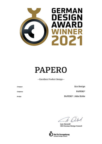 Papero backpack German Eco Design Awards 2021