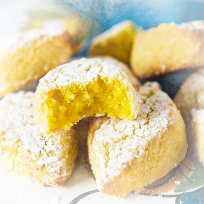 Amaretti au citron - Biscuit italien aux amandes parfumé au citron