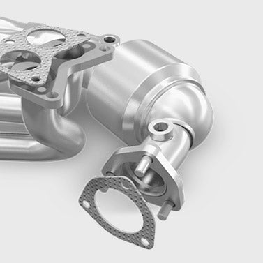 MagnaFlow direct-fit catalytic converter configuration connection view