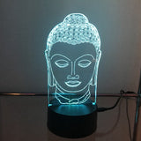 Image of Buddha 3D Light