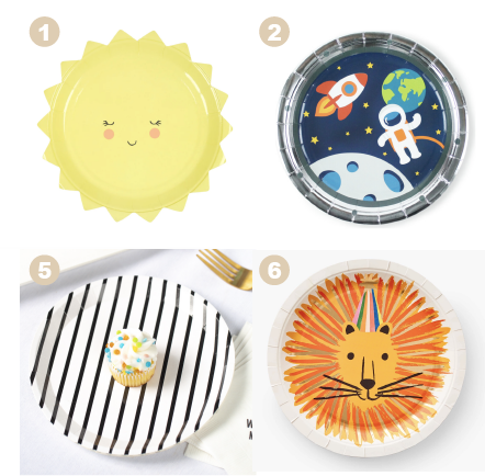 Kids Party Plates - Evercake Guide