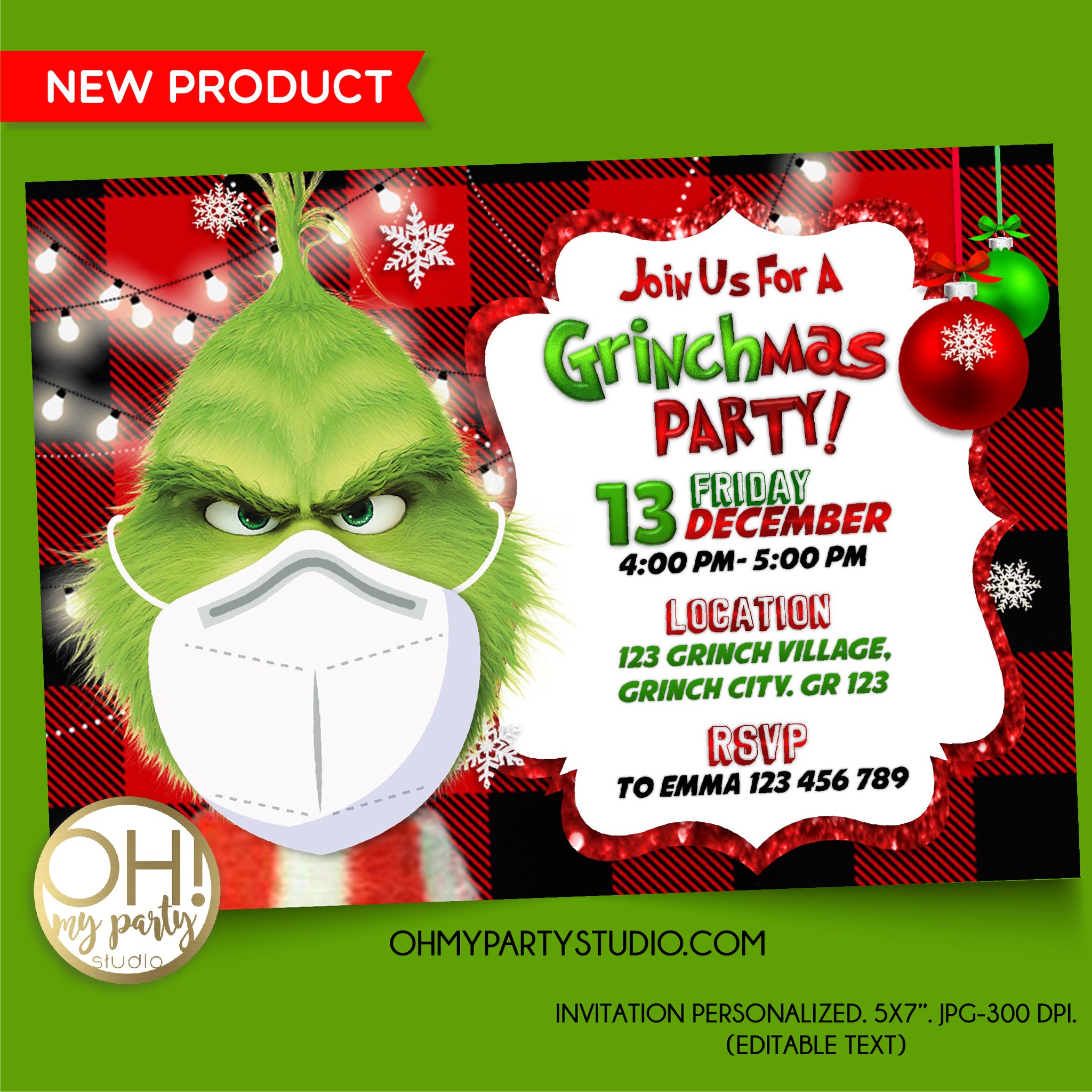 Grinch Party Printables Printable Word Searches