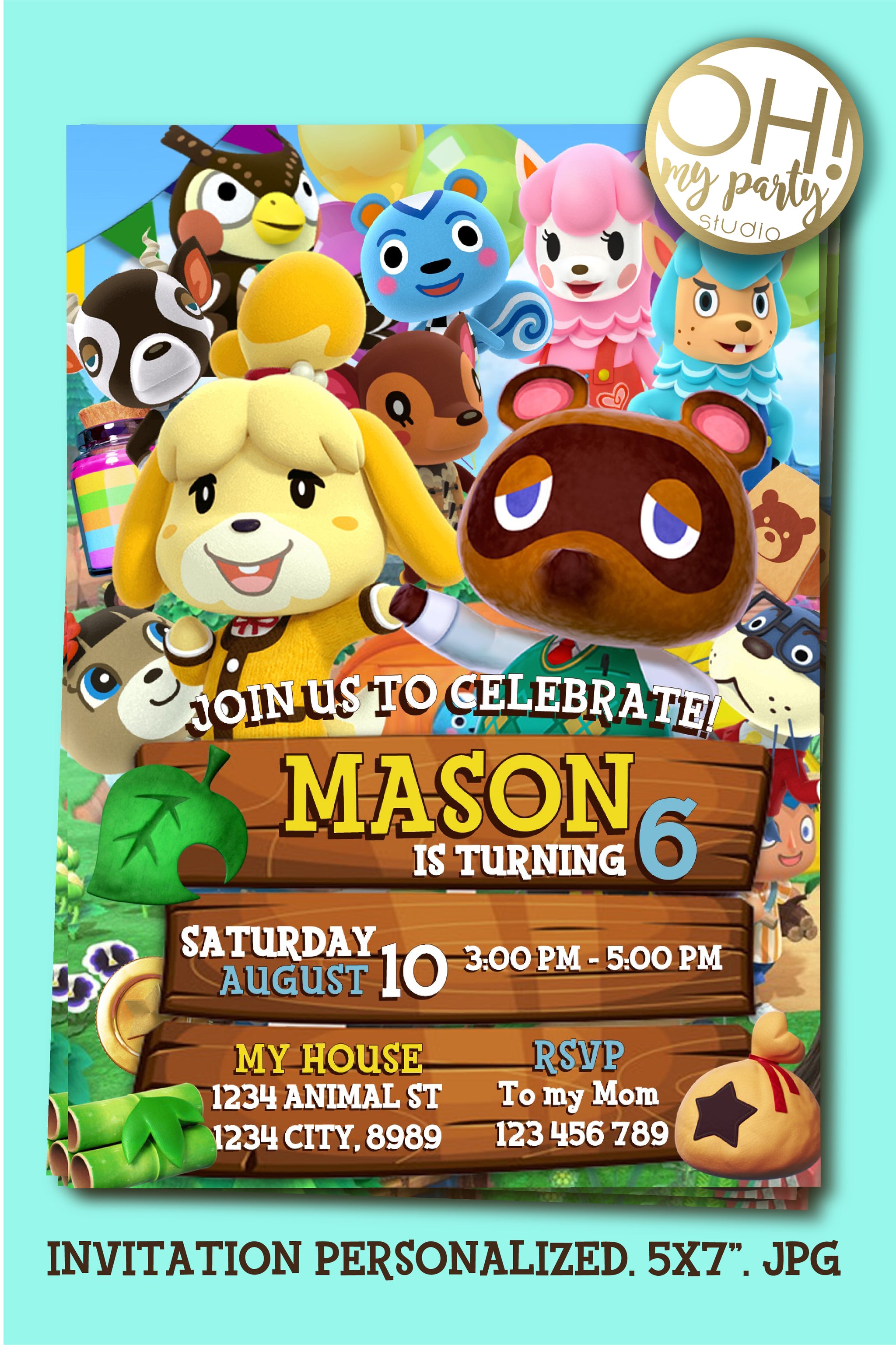 download animal crossing birthday party