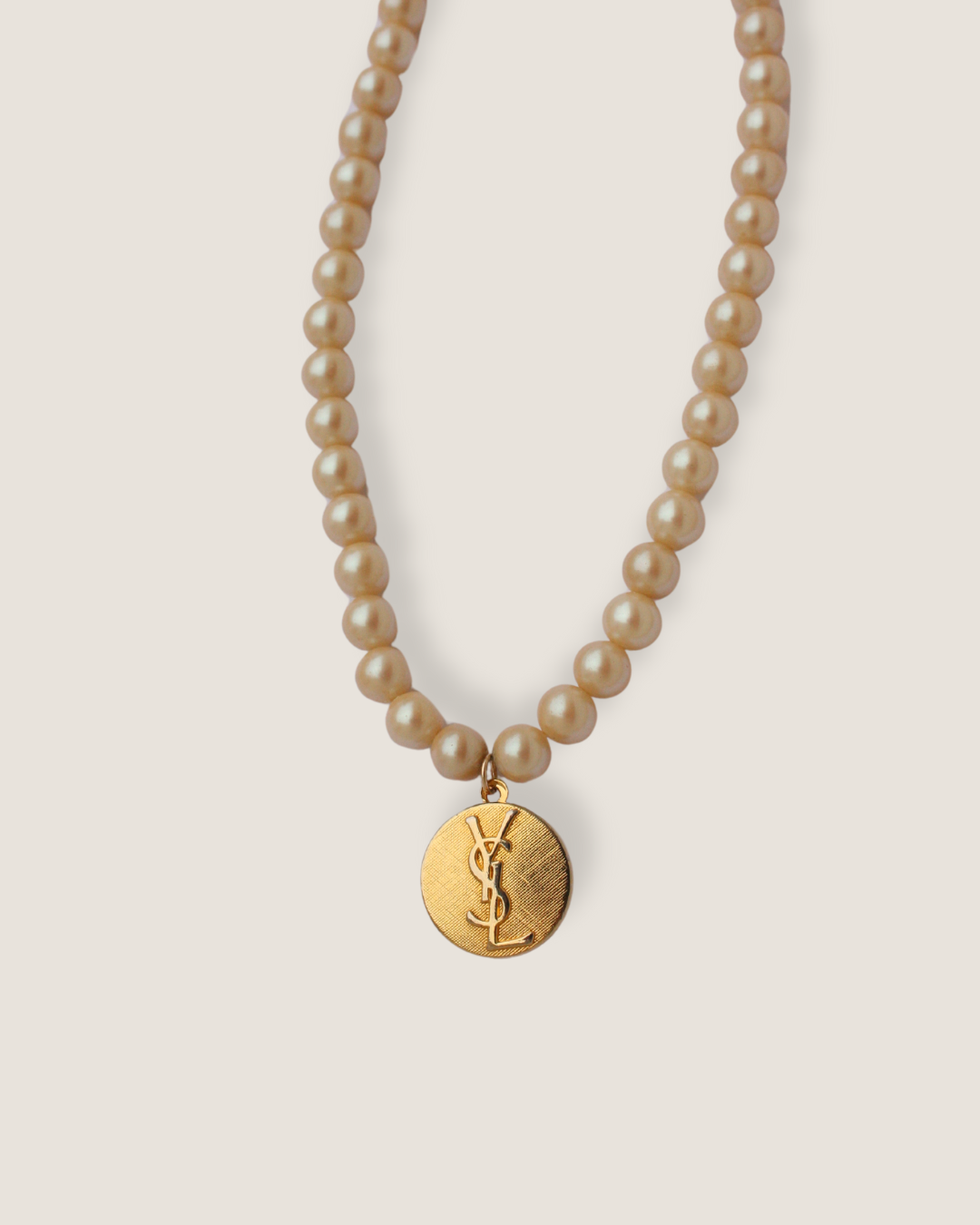 necklace tulip pearl