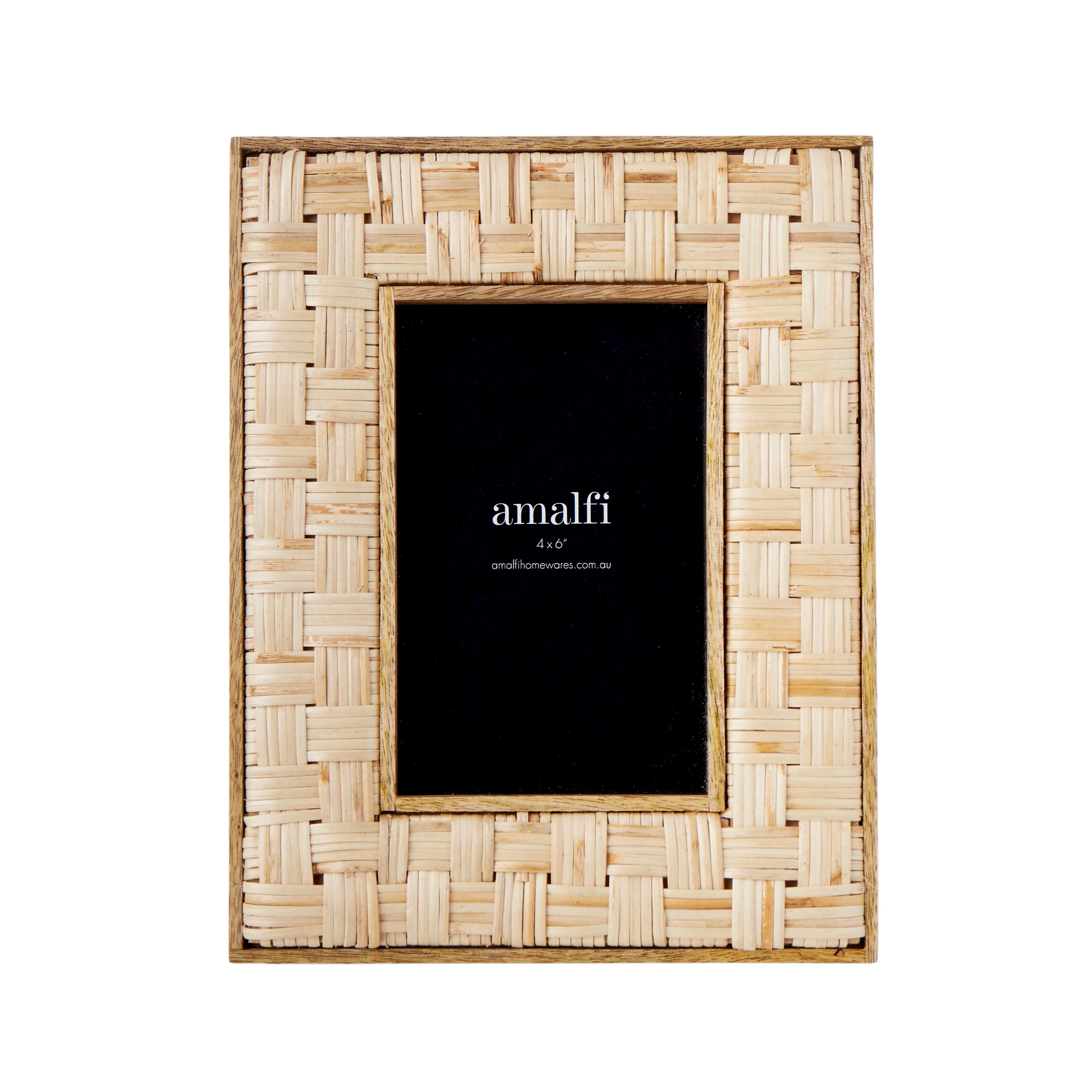 Woven Rattan 4x6 Picture Frame